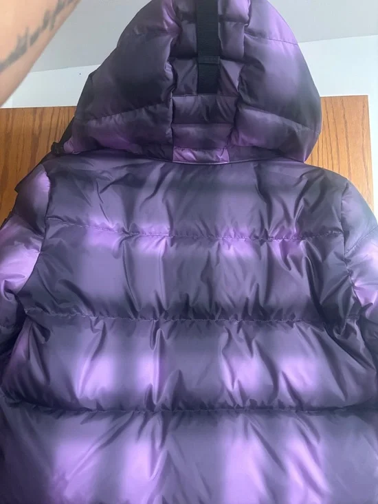 Moose Knuckles Power Puff Thudaka Puffer Jacket In Arctic Violet - Picture 7 of 11